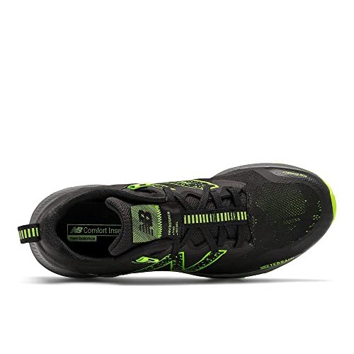 New Balance Men's Nitrel V4 Black/Lime Running Shoe 10 XW US