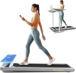 TOPUTURE Under Desk Walking Treadmill with Remote