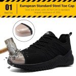 Women's Lightweight Steel Toe Safety Sneakers