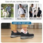 STQ Men's Hands-Free Orthopedic Slip-On Sneakers
