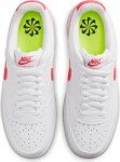 Nike Women's Court Vision Sneakers - White/Coral-Volt