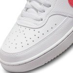 Nike Women's Court Vision Sneakers - White/Coral-Volt