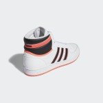 adidas Originals Top Ten Hi Sneakers, White/Black/Turbo