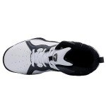 RomenSi Men's High Top Anti-Slip Basketball Sneakers
