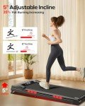 Cursor Fitness Portable Under Desk Treadmill with Incline