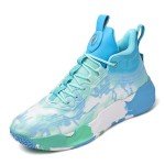 Colorful Bacury Basketball & Running Sneakers, Size 6.5