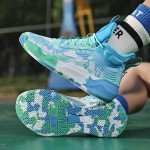Colorful Bacury Basketball & Running Sneakers, Size 6.5