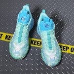 Colorful Bacury Basketball & Running Sneakers, Size 6.5