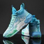 Colorful Bacury Basketball & Running Sneakers, Size 6.5