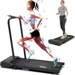 Portable Under Desk Treadmill - 2 in 1 Folding