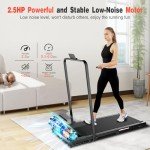 Foldable Walking Pad Treadmill with Remote Control