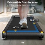 Portable Under Desk Walking Treadmill with Remote