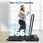 Portable Under Desk Treadmill - 2 in 1 Folding
