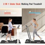 Foldable Walking Pad Treadmill with Remote Control