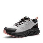 NORTIV 8 Women's Lightweight Hiking Shoes Chunky Tennis Comfortable Non-Slip Trekking Trails Shoes Outdoor Platform Walking Sneakers,Size 8.5,Grey/Pink,SNHS244W