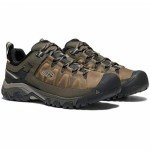 KEEN Men's Targhee 3 Low Height Waterproof Hiking Shoes, Bungee Cord/Black, 11.5