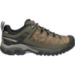KEEN Men's Targhee 3 Low Height Waterproof Hiking Shoes, Bungee Cord/Black, 11.5