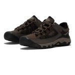 KEEN Men's Targhee 3 Low Height Waterproof Hiking Shoes, Bungee Cord/Black, 11.5