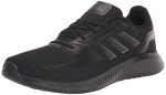 adidas Men's Runfalcon 2.0 Trail Running Shoe, Black/Black/Grey, 12