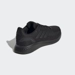 adidas Men's Runfalcon 2.0 Trail Running Shoe, Black/Black/Grey, 12
