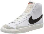 Nike Men's Basketball Sneakers, White and Black, Size 12