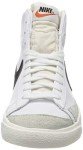 Nike Men's Basketball Sneakers, White and Black, Size 12