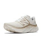New Balance Women's WMORV4 Running Shoes, White/Gold