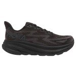 Hoka Women's Clifton 9 Sneakers in Black, Size 9.5