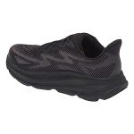 Hoka Women's Clifton 9 Sneakers in Black, Size 9.5