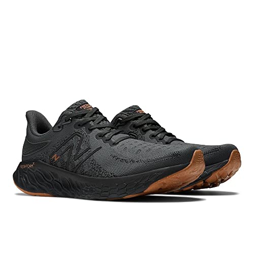 New Balance Men's Fresh Foam X 1080 V12 Sneaker, Blacktop/Black/Copper
