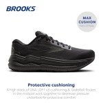 Brooks Ghost Max 2 Men's Running Shoes - Wide Black