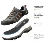 NORTIV 8 Men's Waterproof Low-Top Hiking Sneakers