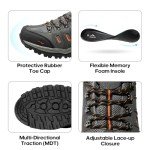 NORTIV 8 Men's Waterproof Low-Top Hiking Sneakers