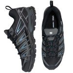 Salomon Men's Waterproof Hiking Shoes - Black Blue