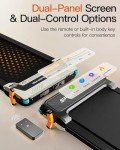 FUNRAY 2-in-1 Incline Walking Treadmill with Massage