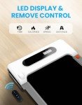 Electric Under Desk Treadmill with Remote Control