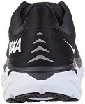 HOKA Clifton 8 Black/White Sneakers - Wide Fit