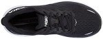 HOKA Clifton 8 Black/White Sneakers - Wide Fit