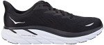 HOKA Clifton 8 Black/White Sneakers - Wide Fit