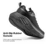 NORTIV 8 Men's All-Black Athletic Sneakers