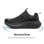 NORTIV 8 Men's All-Black Athletic Sneakers