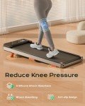 TREAFLOW Portable Under Desk Treadmill with Incline