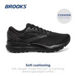 Brooks Ghost 16 Men's Neutral Running Sneakers - Black