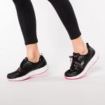 Skechers Women's Black/Pink Consistent Sneakers, Size 8.5