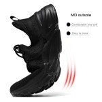 Men's Lightweight Slip-On Sports Sneakers - Black