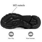 Men's Lightweight Slip-On Sports Sneakers - Black