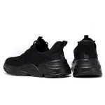 Men's Lightweight Slip-On Sports Sneakers - Black