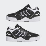 adidas Men's Midcity Low Basketball Sneakers - Black/White