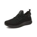 Lightweight Non-Slip Black Sneakers for Women