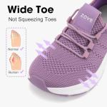 ZOVE Women's Extra Wide Breathable Running Sneakers